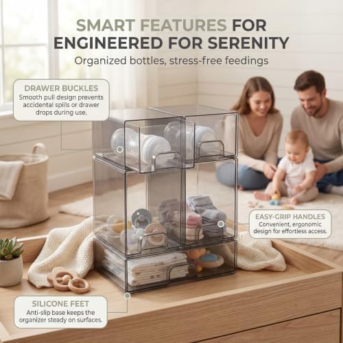 5 pack baby bottle storage organizer - Image 6