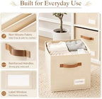 Storage Cubes 8 Pack, 11 Inch Fabric Storage Cubes Organizer Bins - Image 3