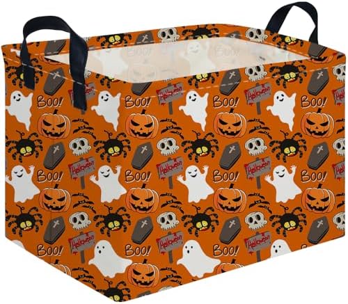 Halloween Ghost thriller basket, Empty Halloween basket, Horror and thriller by FXOCSHE