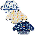 3 Pcs Long Sleeved Bib Set|Baby Waterproof Bibs by Baby+Noah