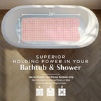 SlipX Solutions 39"x16" Power Grip Non Slip Bathtub Shower Mat - Image 3