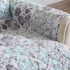 Great Bay Home Reversible Floral Patchwork Chair Furniture Protector - Image 4