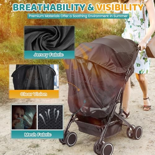 Orzbow Stroller Sun Shade Cover - Image 3