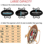 DailyPlus Purse Organizer Insert Felt Bag Organizer Handbag Organizer Insert - Image 6