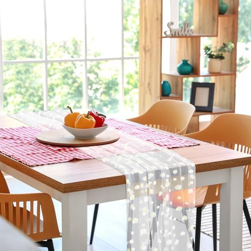 4 Pcs Daisy Table Runner 29x70 Inch - Image 5