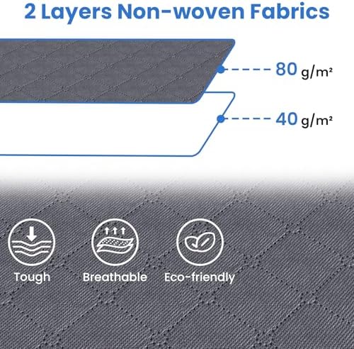 Fab totes 4 Pack Storage Bags for Clothes Blanket Storage Bins - Image 6