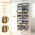 Ofiray-home 5-Tier Over Door Organizer, 10-Compartment Wide Storage Rack - Image 4