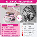 YQBRAO Clear Hard Shell Organizer Cases - Image 2