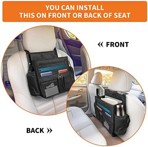 Boczif Car Backseat Organizer, Hanging Passenger Seat Storage Bag - Image 5