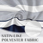 Emvency Valances for Windows, 2 Pack, 52x18 Inch, Coastal Nautical - Image 4
