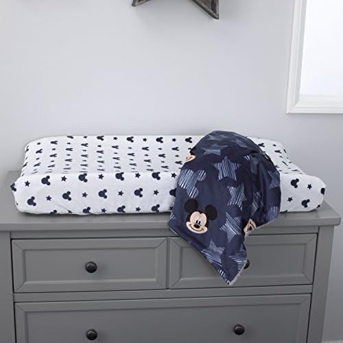 Disney Mickey Mouse Hello World Star/Icon Super Soft Changing Pad Cover - Image 3