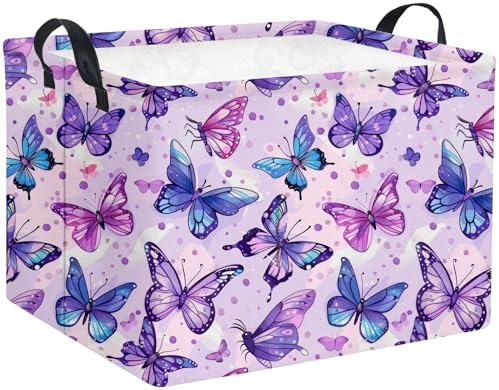 Rectangular Butterfly Basket Baby Storage Basket Storage Bin Organizer Box Room by HIYAGON