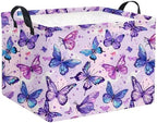 Rectangular Butterfly Basket Baby Storage Basket Storage Bin Organizer Box Room by HIYAGON