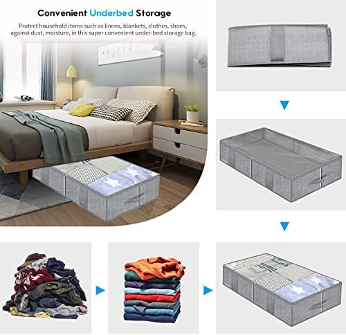 Onlyeasy Breathable Under Bed Storage Bags - Image 3
