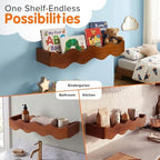 Ovalo Nursery Book Shelves Set of 2 - Image 7