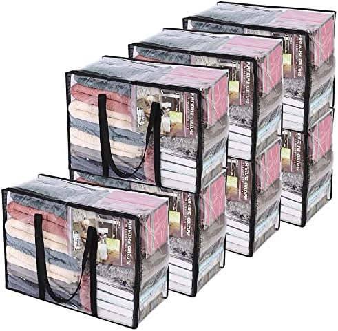 Vieshful 7 Pack Clear Clothes Storage Bags by Vieshful