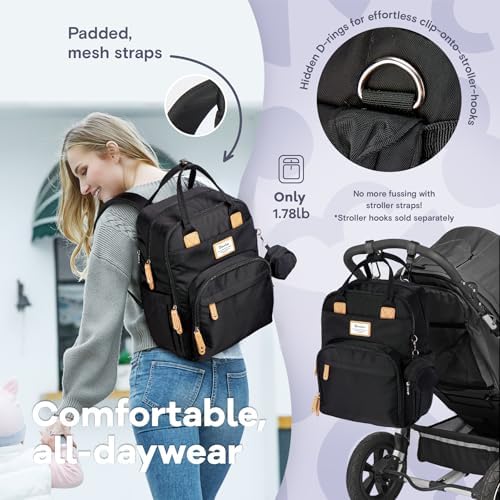 RUVALINO Diaper Bag Backpack, Large Capacity, Waterproof - Image 5