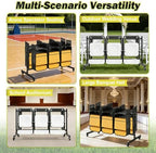 RANTILA Folding Chair Cart, Heavy Duty Chair Storage Dolly Holds 42 Chairs or - Image 4