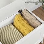 HOOBRO Toy Box, Retro Wooden Look Storage Chest - Image 6
