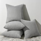 Topfinel Decorative Light Grey Throw Pillow Covers Cushion Cases, Mix and Match by Topfinel