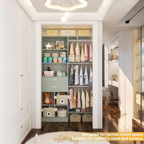 5FT Small Closet System, Baby Closet Organizer System - Image 6