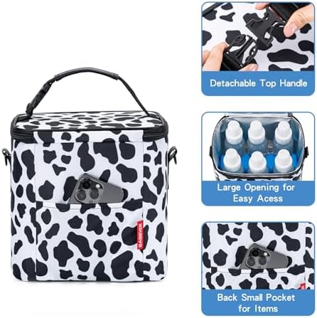 Breastmilk Cooler Bag with Ice Pack Fits 6 Baby Bottles Up to 9 Ounce, Baby - Image 3