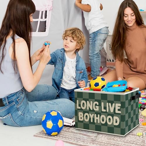 Long Live Boyhood Boys Storage Bins Box - Image 2