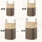 Laundry Basket, Woven Cotton Rope Laundry Hamper, Versatile Storage - Image 3