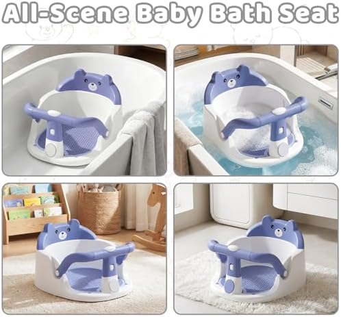 Baby Bath Seat for Babies 6 Months & up Non-Slip Toddler Bath Seats for Sitting - Image 6
