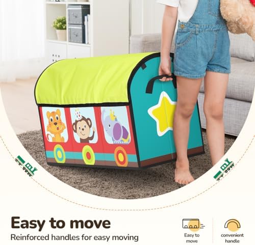 YOHOOLYO Large Flip-Top Toy Box Storage - Image 4