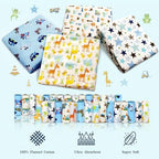 Receiving Blanket for Baby – 4 Pack – 30 inch x 30 inch – 100% Flannel Cotton - Image 2