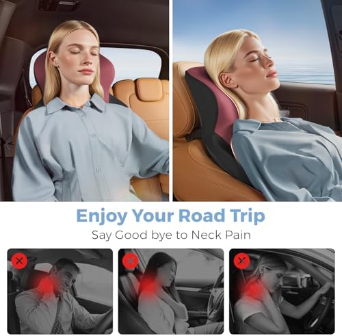 BEBAS Car Headrest Pillow, Ergonomic Neck Pillow - Image 5
