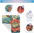 Square Shower Mat Non Slip 21x21 Inch - Image 4