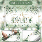 50 Pack Disposable Baby Shower Party Paper Placemats, 11x17 Inch Oh Baby - Image 2