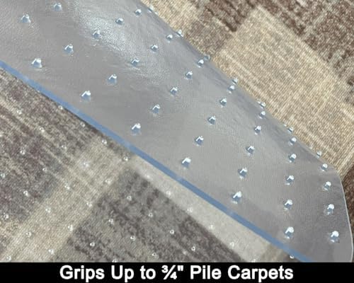 Office Chair Mat for Carpet, 4MM Grip, Heavy-Duty 2.8MM - Image 3