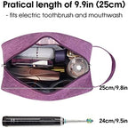 Narwey Travel Toiletry Bag for Women, Dopp Kit Men, Medicine Bag - Image 3