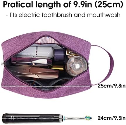 Narwey Travel Toiletry Bag for Women, Dopp Kit Men, Medicine Bag - Image 3