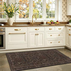 Tree of Life 2x5 Kitchen Runner Rug, Washable Non Slip Low Pile Runners - Image 4