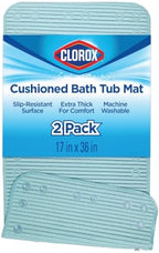 Duck Brand Clorox Bath Mat for Tubs, Non Slip Bathtub Mat by Clorox