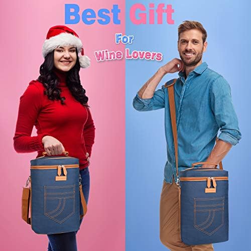 Tirrinia 4 Bottle Wine Tote Carrier - Image 4