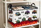 Essme Rectangular Car Baskets, Monster Truck Storage Box, Cute Basket - Image 5