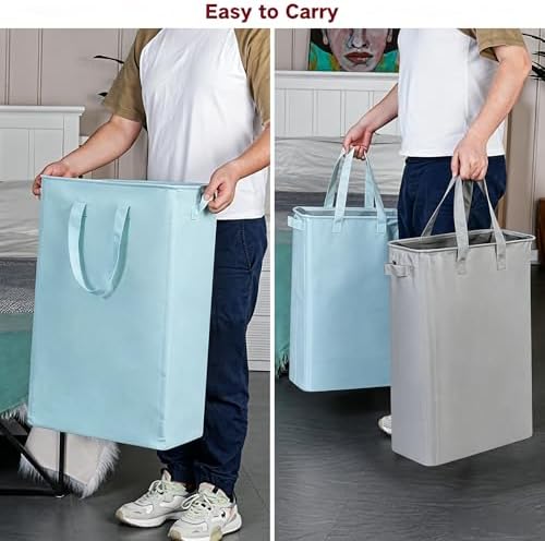 efluky Slim Laundry Basket, Narrow Laundry Hamper - Image 5