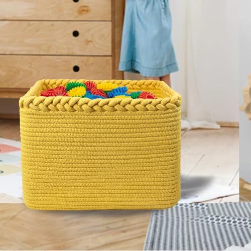 COMFY-HOMI Cotton Rope Woven Basket - Image 6