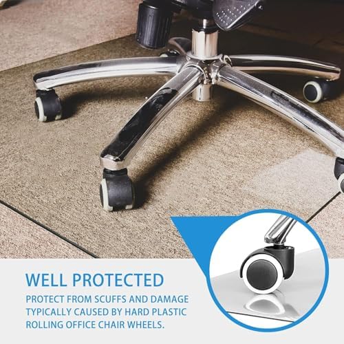 GLSLAND 36" x 46" Office Chair Mat - Image 4