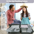 10 Pcs Set Packing Cubes - Image 2