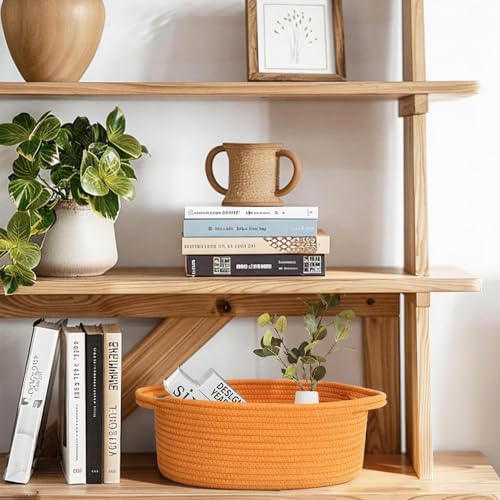Orange Basket for Gifts Empty, Easter Basket Empty, Kids Dog Cat Toy Bin Box - Image 7
