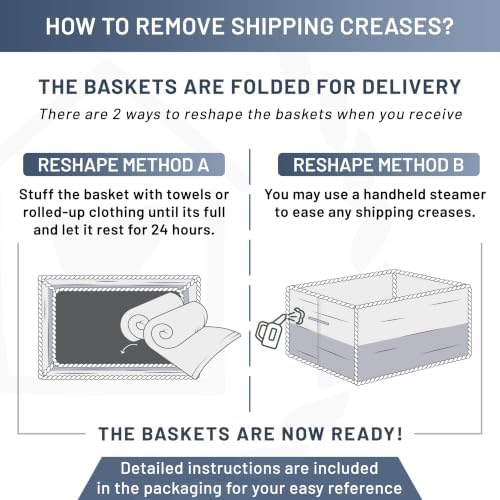 Woven Rope Baskets for Organizing, 3 Pack, 15.5 x 11 x 5.5" Storage Bins - Image 6