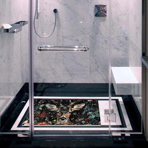 Shower Mat Bathtub Mat, 26.8x15.1 inch, Non-Slip Bath Mat - Image 6