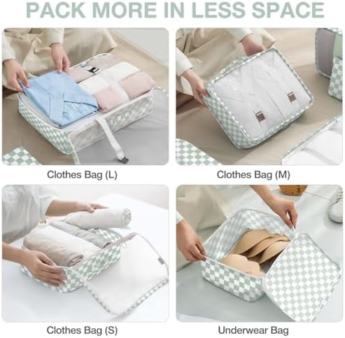 8 Set Packing Cubes for Suitcases, Suitcase Organizer - Image 4