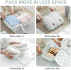 8 Set Packing Cubes for Suitcases, Suitcase Organizer - Image 4